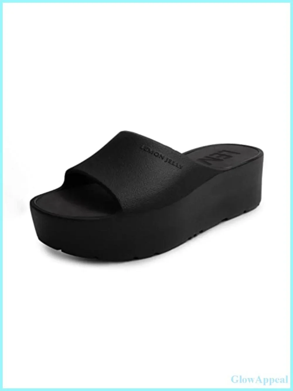 Lemon Jelly Women's Stylish Platform Sandals Comfortable Wedge Slip-On Flip